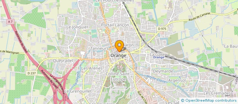 localisation de l'entreprise L OURIKA à ORANGE