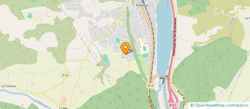 localisation de l'entreprise L'OURIKA  SISTERON