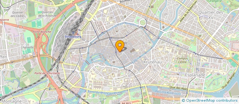 localisation de l'entreprise L'OURS à STRASBOURG