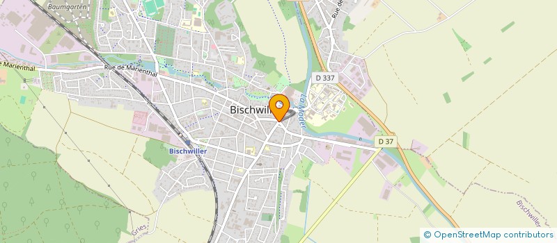 localisation de l'entreprise L'OURS  BISCHWILLER