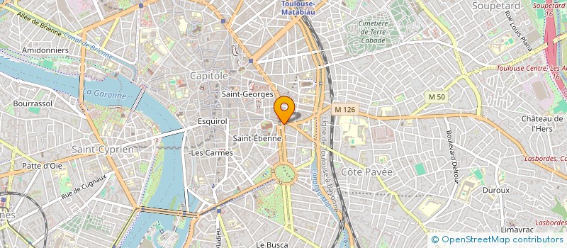 localisation de l'entreprise L'OURS à TOULOUSE