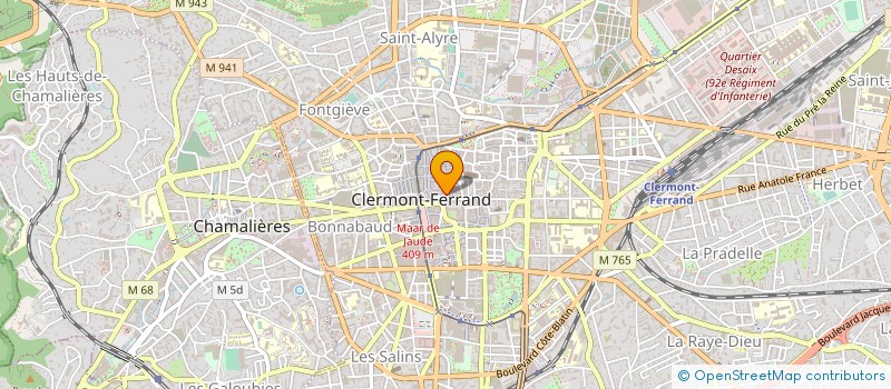 localisation de l'entreprise L'OURS  CLERMONT-FERRAND