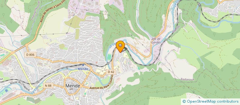 localisation de l'entreprise L OURS DE GRANIT à MENDE