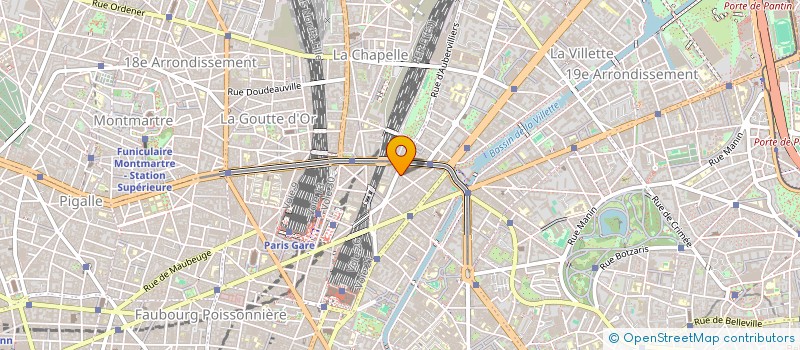 localisation de l'entreprise L'OURS DE LA POUBELLE  PARIS