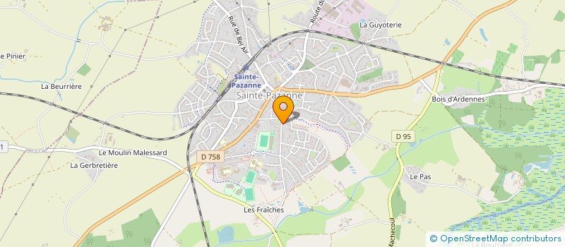 localisation de l'entreprise L'OURS JACK BRASSE MICRO-BRASSERIE à SAINTE-PAZANNE
