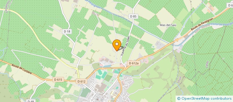 localisation de l'entreprise L'OURS LE RENARD ET LA BELETTE  THUIR