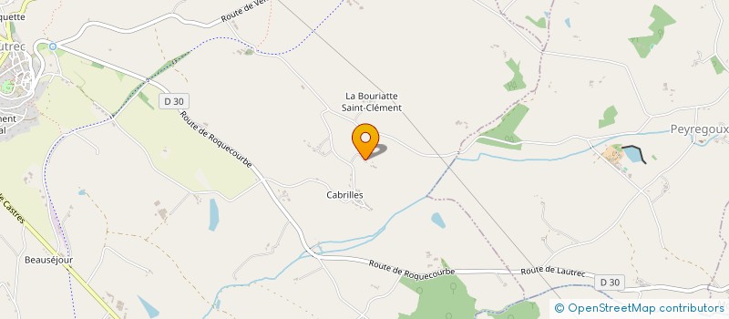 localisation de l'entreprise L OURSIN  CASTRES