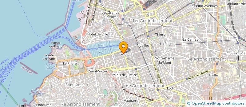 localisation de l'entreprise L'OURSIN à MARSEILLE