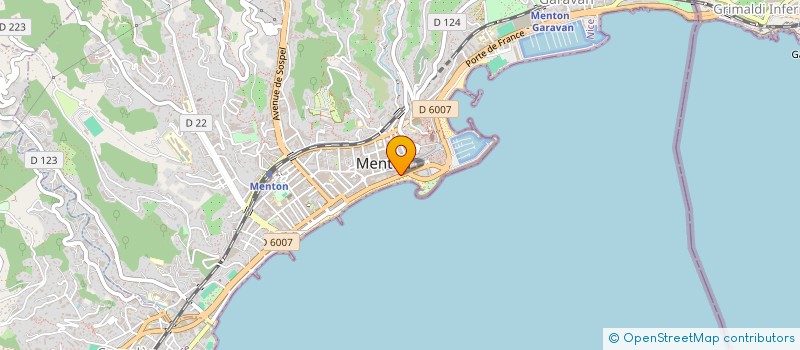 localisation de l'entreprise L'OURSIN à MENTON