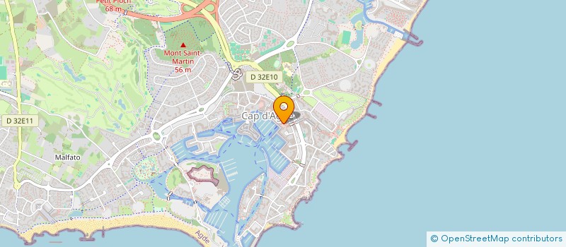 localisation de l'entreprise L'OURSINADE  AGDE