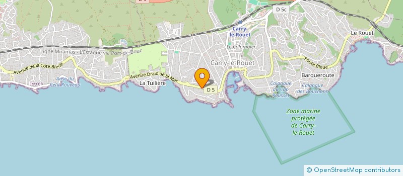 localisation de l'entreprise L'OURSINATROIS  CARRY-LE-ROUET