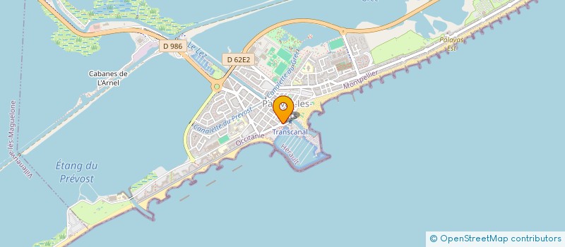 localisation de l'entreprise L OURSINE à PALAVAS-LES-FLOTS