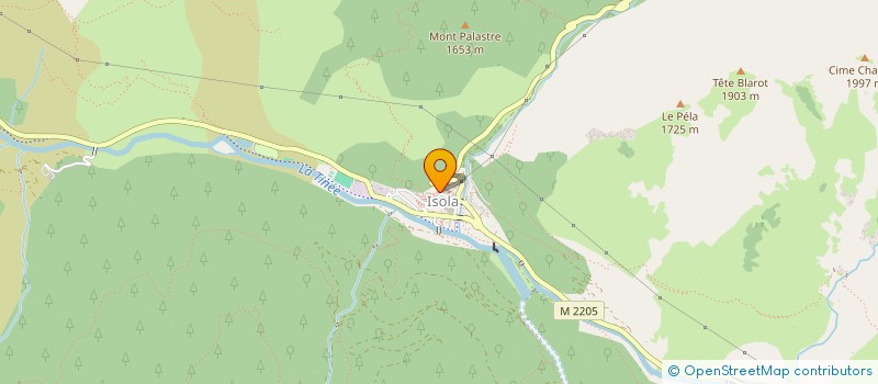 localisation de l'entreprise L OURSON à ISOLA