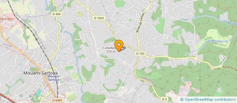 localisation de l'entreprise L'OURSONNIERE à MOUANS-SARTOUX
