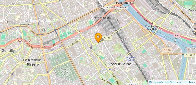 localisation de l'entreprise L'OUSTAL à IVRY-SUR-SEINE