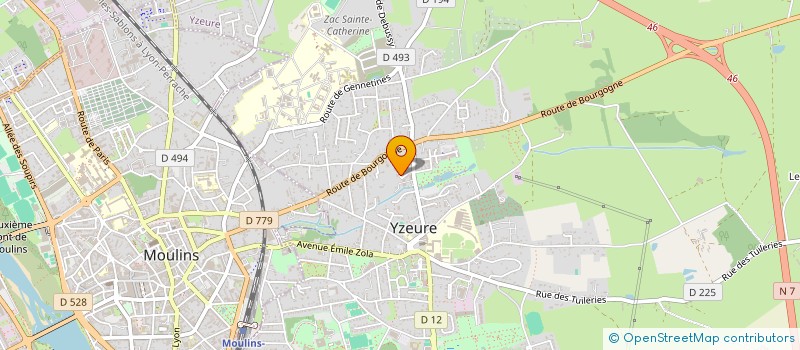 localisation de l'entreprise L'OUSTAL  YZEURE