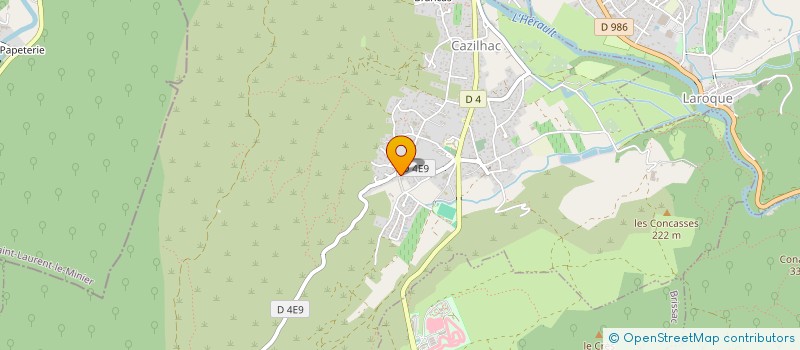 localisation de l'entreprise L'OUSTAL  CAZILHAC