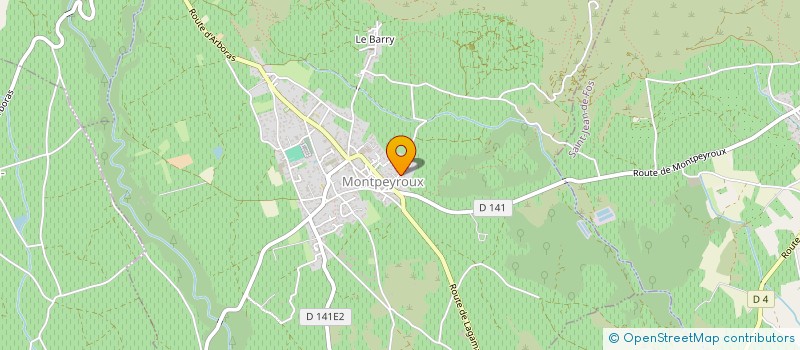 localisation de l'entreprise L'OUSTAL BONHOMME  MONTPEYROUX