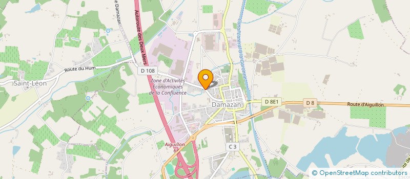 localisation de l'entreprise L OUSTAL D AQUITAINE à DAMAZAN