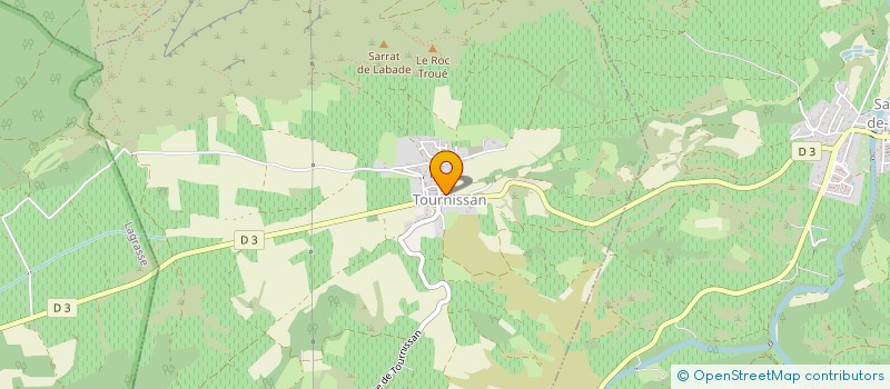 localisation de l'entreprise L'OUSTAL DE LA MAR  TOURNISSAN