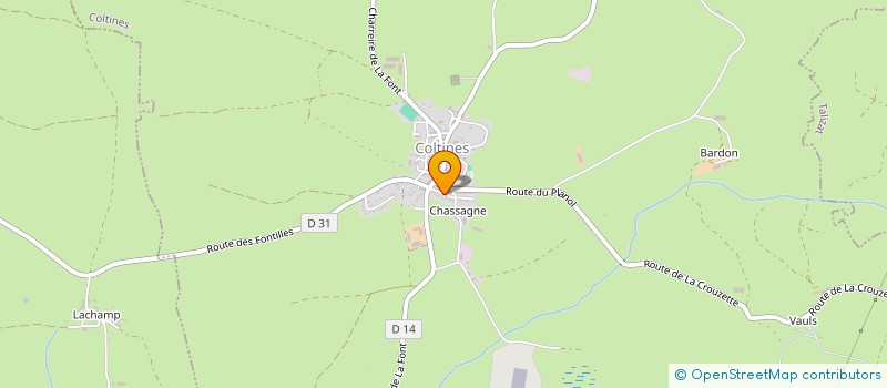 localisation de l'entreprise L'OUSTAL DE LOY à COLTINES