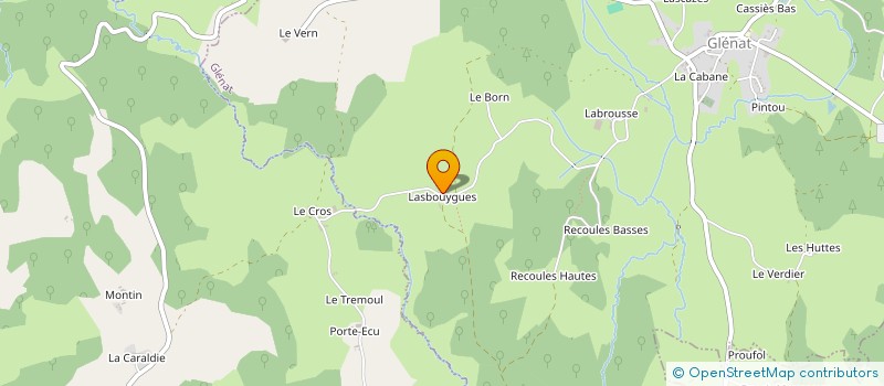 localisation de l'entreprise L'OUSTAL DE QUINQUIN à GLENAT