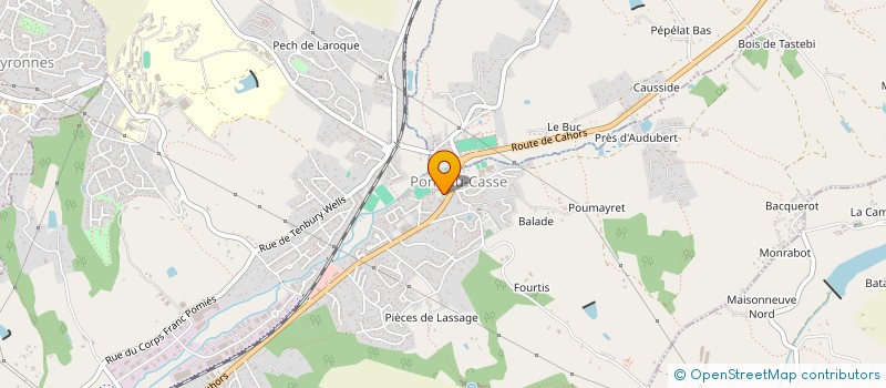 localisation de l'entreprise L'OUSTAL DES AIMATS  PONT-DU-CASSE