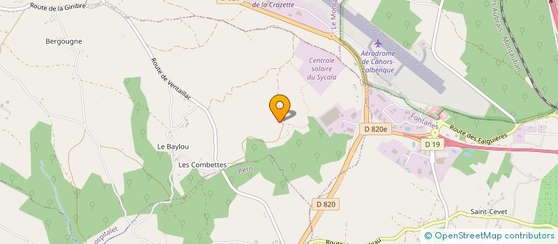 localisation de l'entreprise L'OUSTAL DES SOUS-BOIS  LHOSPITALET