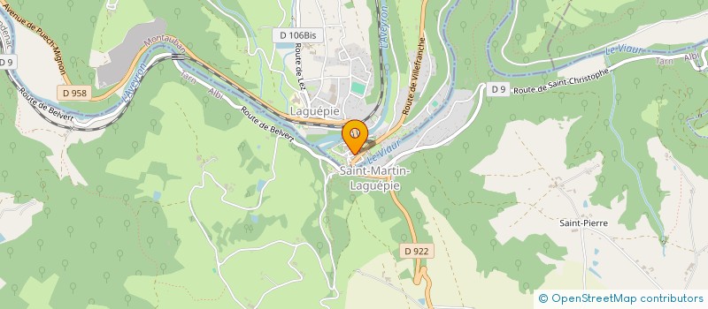 localisation de l'entreprise L'OUSTAL GUEPIEN  LAGUEPIE