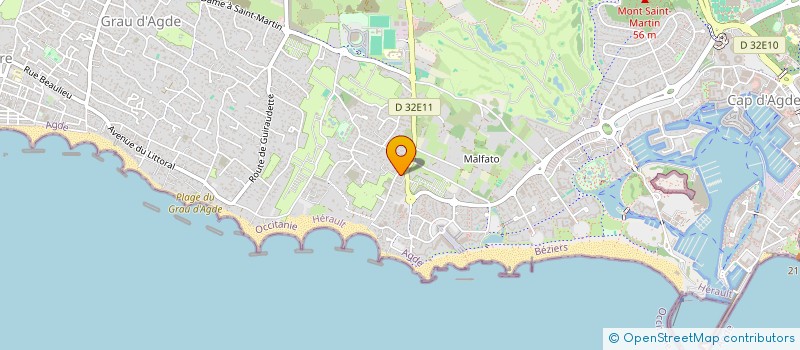 localisation de l'entreprise L'OUSTAL TOURS  AGDE