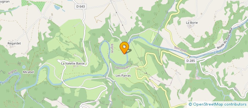 localisation de l'entreprise L'OUSTAL VIELH  RIGNAC