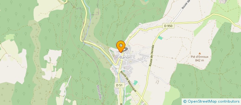 localisation de l'entreprise L OUSTALADO  BANON