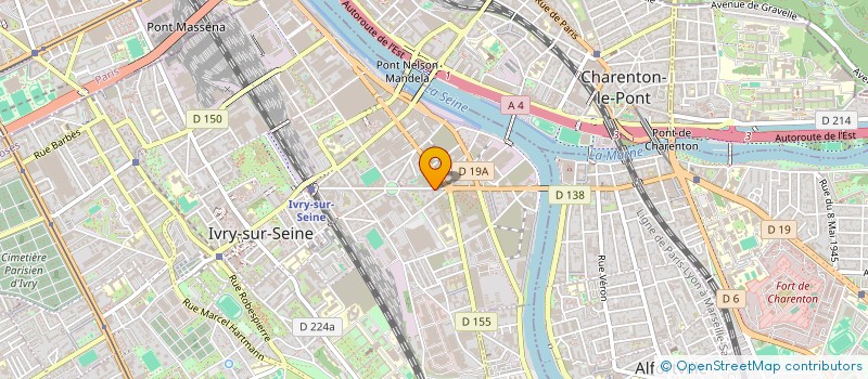 localisation de l'entreprise L'OUSTALOU à IVRY-SUR-SEINE