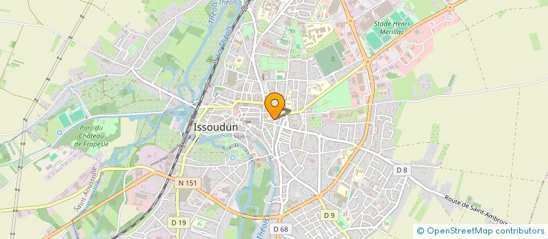 localisation de l'entreprise L'OUSTALOU DES SABLES à ISSOUDUN