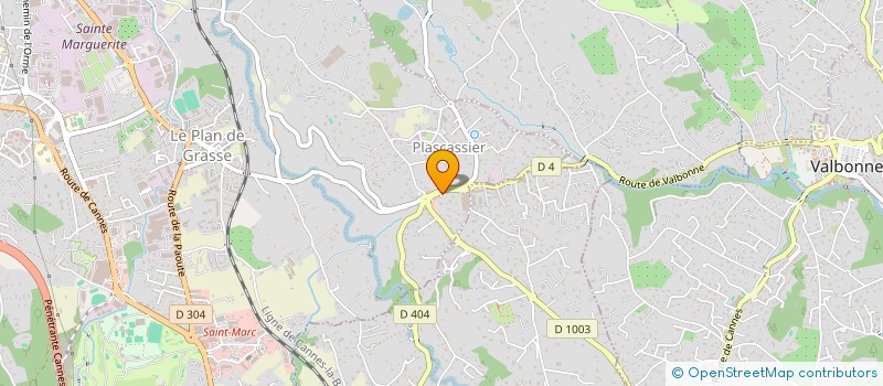 localisation de l'entreprise L'OUSTAOU à GRASSE