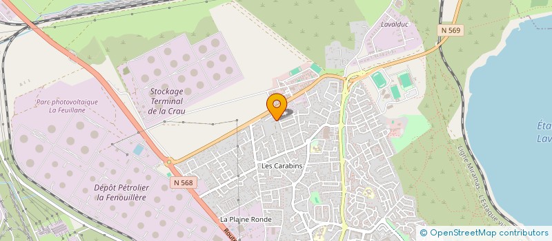 localisation de l'entreprise L'OUSTAOU  FOS-SUR-MER