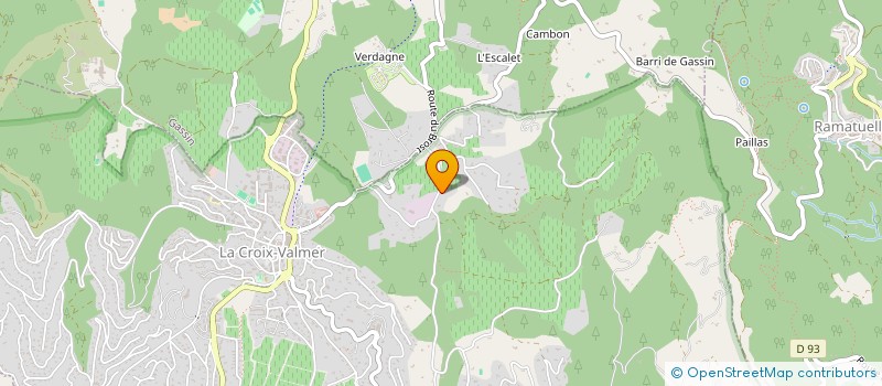 localisation de l'entreprise L'OUSTAOU JML  LA CROIX-VALMER