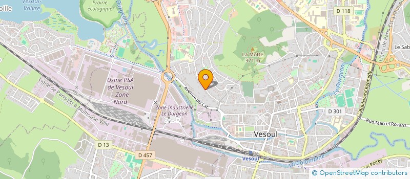 localisation de l'entreprise L'OUSTAU à VESOUL