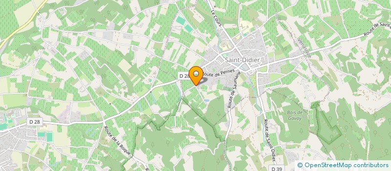 localisation de l'entreprise L'OUSTAU DE LULU  SAINT-DIDIER