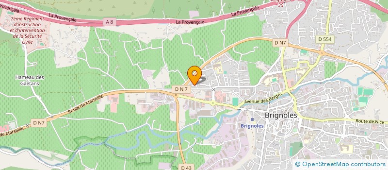 localisation de l'entreprise L'OUSTAU DEI PARPAIOUNS  BRIGNOLES