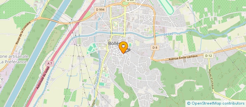 localisation de l'entreprise L'OUSTAU DOU PIUEI  BOLLENE