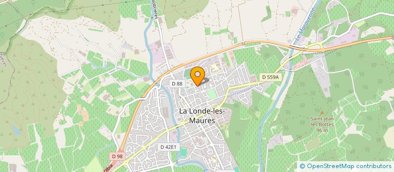 localisation de l'entreprise L'OUSTAU DU MAGNOLIA  LA LONDE-LES-MAURES