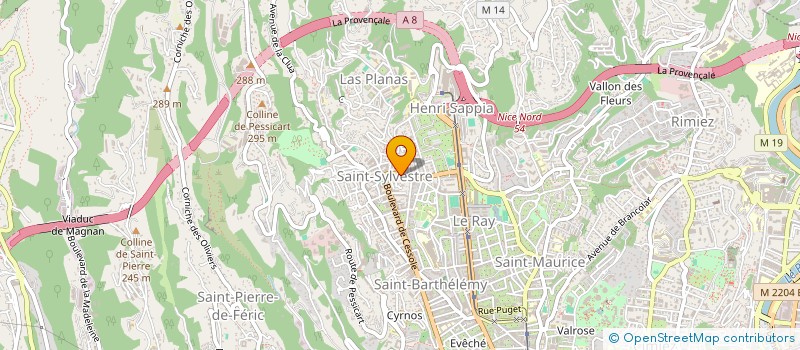 localisation de l'entreprise L'OUSTAU DU PROPRE à NICE