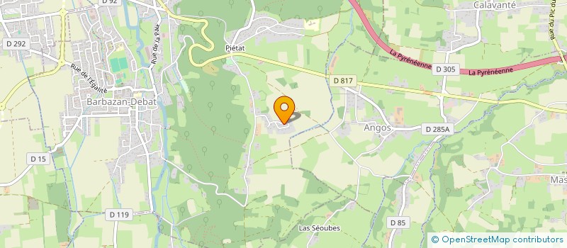 localisation de l'entreprise L'OUSTAU NAU  BARBAZAN-DEBAT