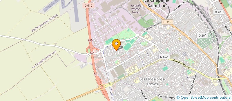 localisation de l'entreprise L'OUTIL EN MAIN à LA CHAPELLE-SAINT-LUC