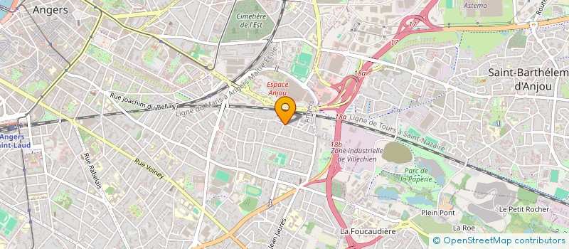 localisation de l'entreprise L'OUTIL EN MAIN D'ANGERS à ANGERS