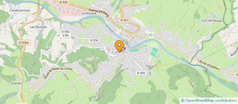 localisation de l'entreprise L'OUTIL EN MAIN D'ESPALION  ESPALION