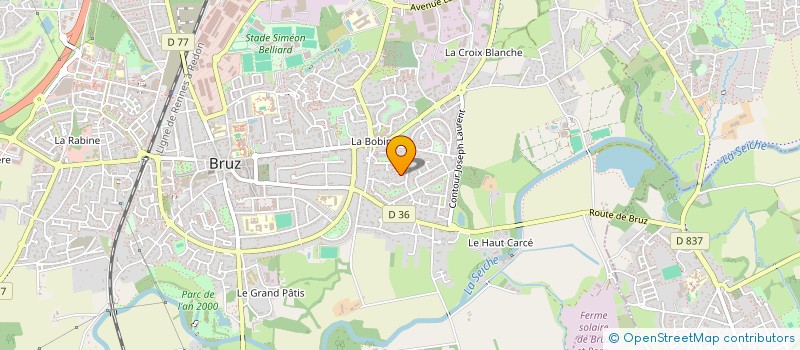 localisation de l'entreprise L'OUTIL EN MAIN DE BRUZ  BRUZ