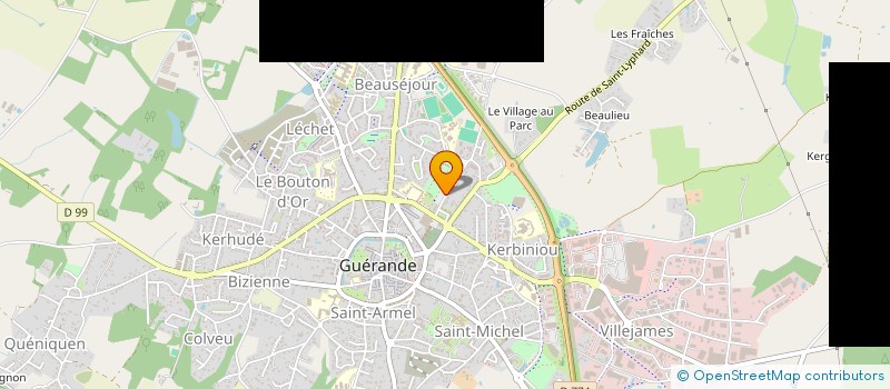 localisation de l'entreprise L'OUTIL EN MAIN DE GUERANDE  GUERANDE