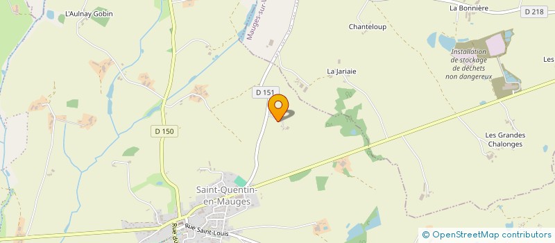localisation de l'entreprise L'OUTIL EN MAIN DE LA POMMERAYE à MAUGES-SUR-LOIRE